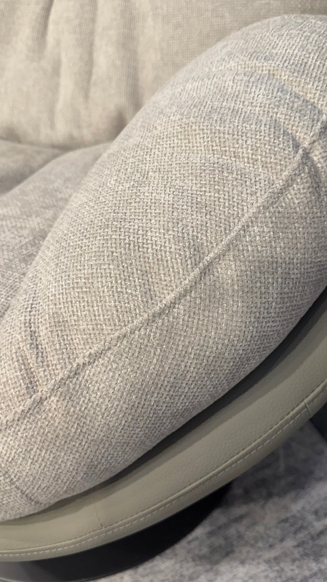 Sillón Arman Gris c/ Chenille Beige