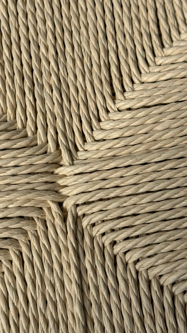 Banqueta Wishbone Natural Black