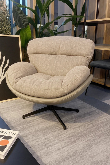 Sillón Arman Gris c/Chenille Taupe