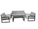 Set Acacia 3 cuerpos Gris Oscuro