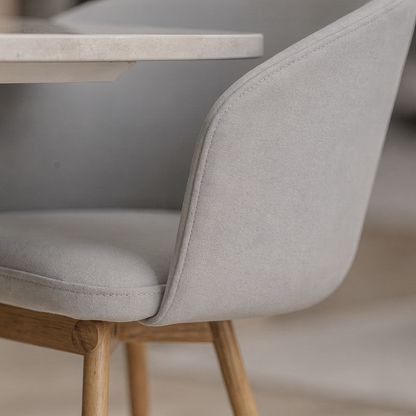 Silla Jade Pana Gris Claro Base Natural