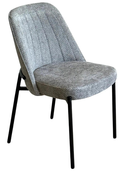 Silla Tová Gris Oscuro Base Negra