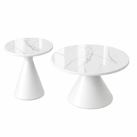 Set Minolta Neolith Calacatta Brillante Base Blanca