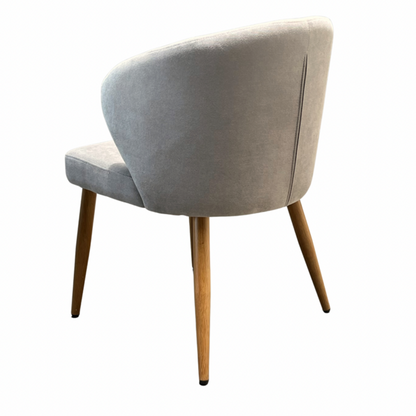 Silla Vita Gris Claro Base Natural