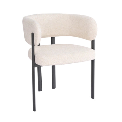 Silla Carly Chenille Beige