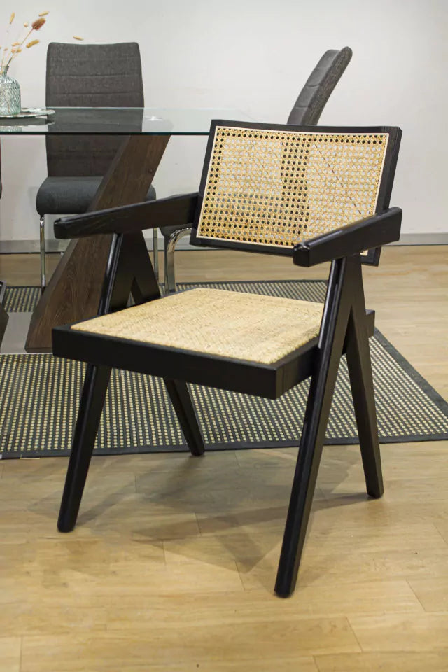 Silla Jeanneret Negra