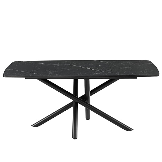 Mesa Sava Statuario Negro Base Negra