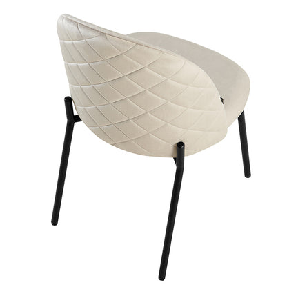 Silla Catania Pana Taupe Base Negra