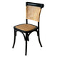 Silla Ginger Negra Rattan