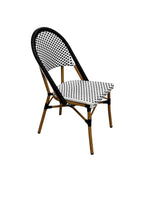 Silla Louvre Revestida Verde y Crema