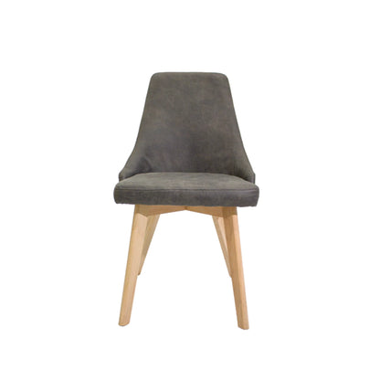Silla Viena Taupe Pata Natural