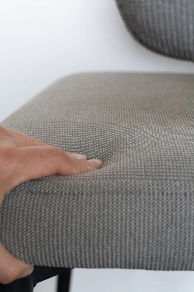 Silla Alix Gris Base Negra