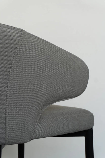 Silla Alix Gris Base Negra