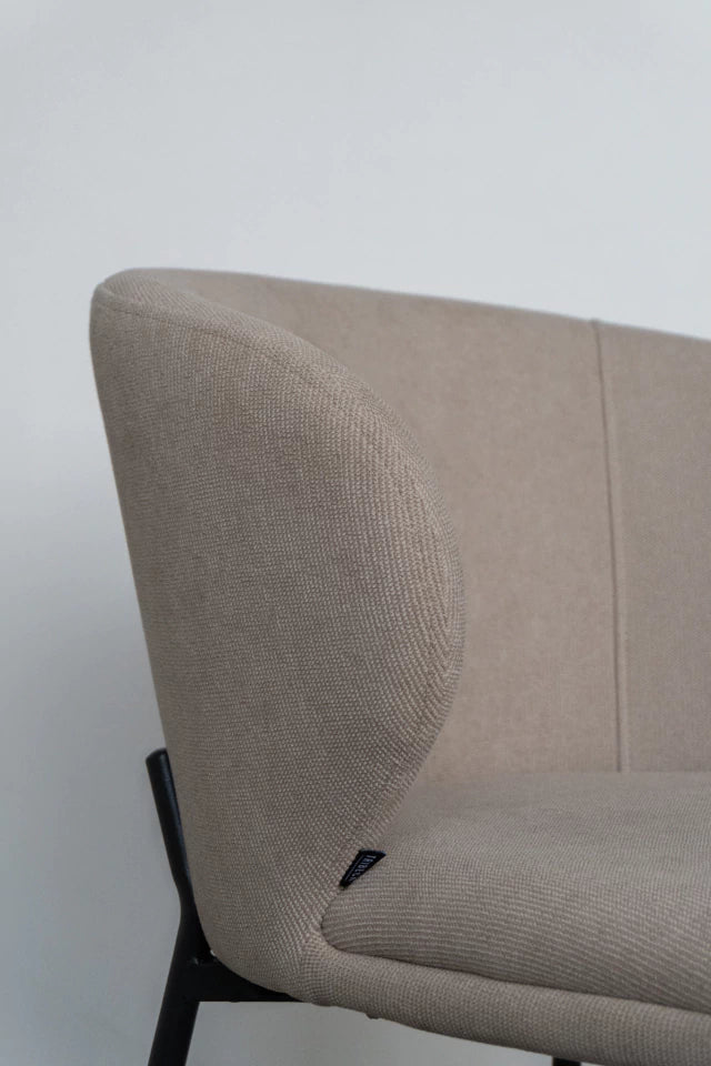 Silla Nayah Beige Base Negra