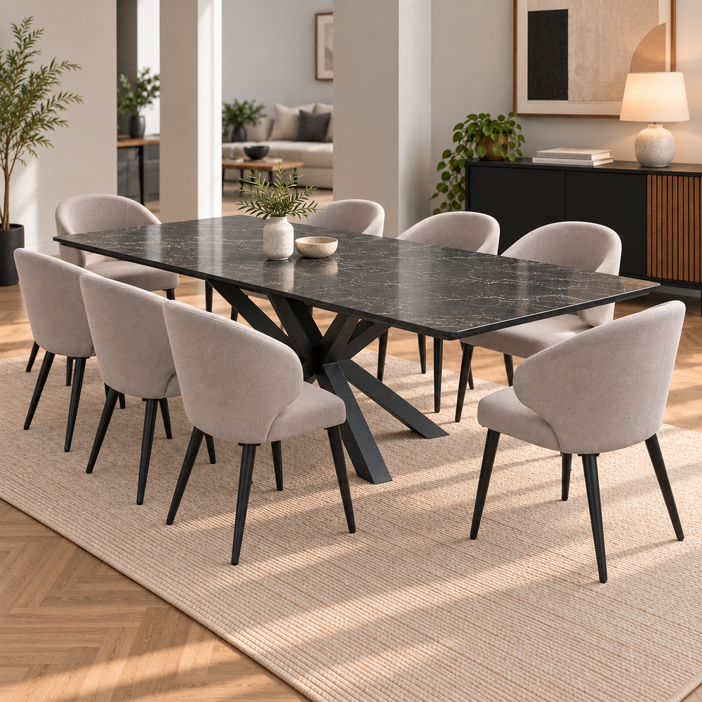 Silla Vita Gris Oscuro Base Negra