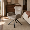 Sillón Niva Taupe Ecocuero y Boucle