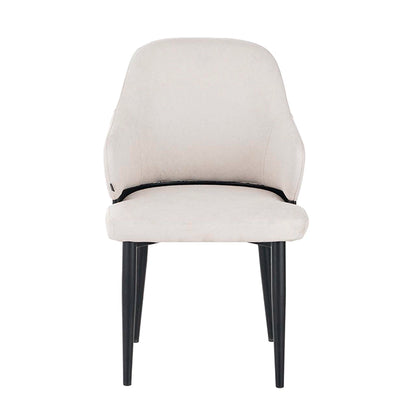 Silla Alani Beige Base Negra
