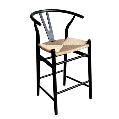 Banqueta Wishbone Natural Black