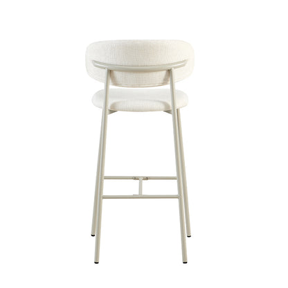 Banqueta Zuno Off White Base Capuccino