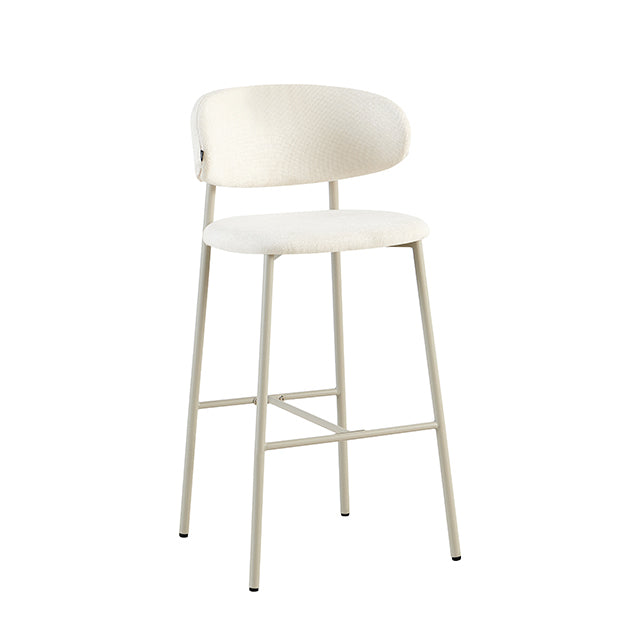 Banqueta Zuno Off White Base Capuccino