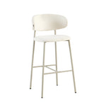 Banqueta Zuno Off White Base Capuccino