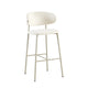 Banqueta Zuno Off White Base Capuccino