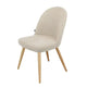 Silla Lara Taupe Base Natural
