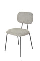 Silla Denver Gris Oscuro Base Negra