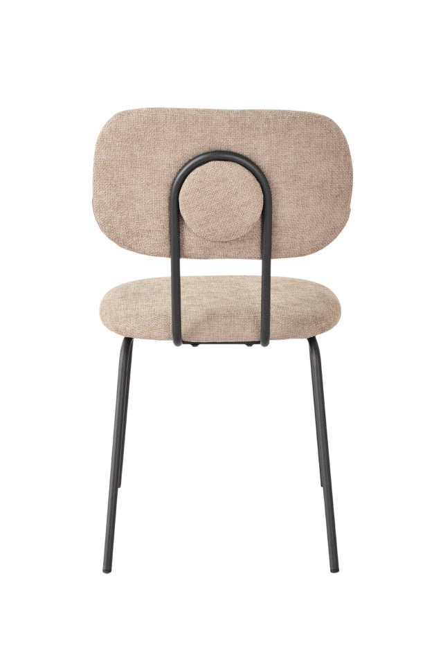 Silla Denver Taupe Base Negra