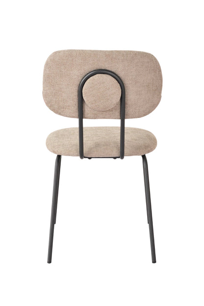 Silla Denver Taupe Base Negra